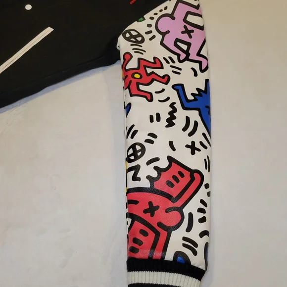 Joyrich x Keith Haring Varsity Jacket Men's Size Large - Picture 4 of 15